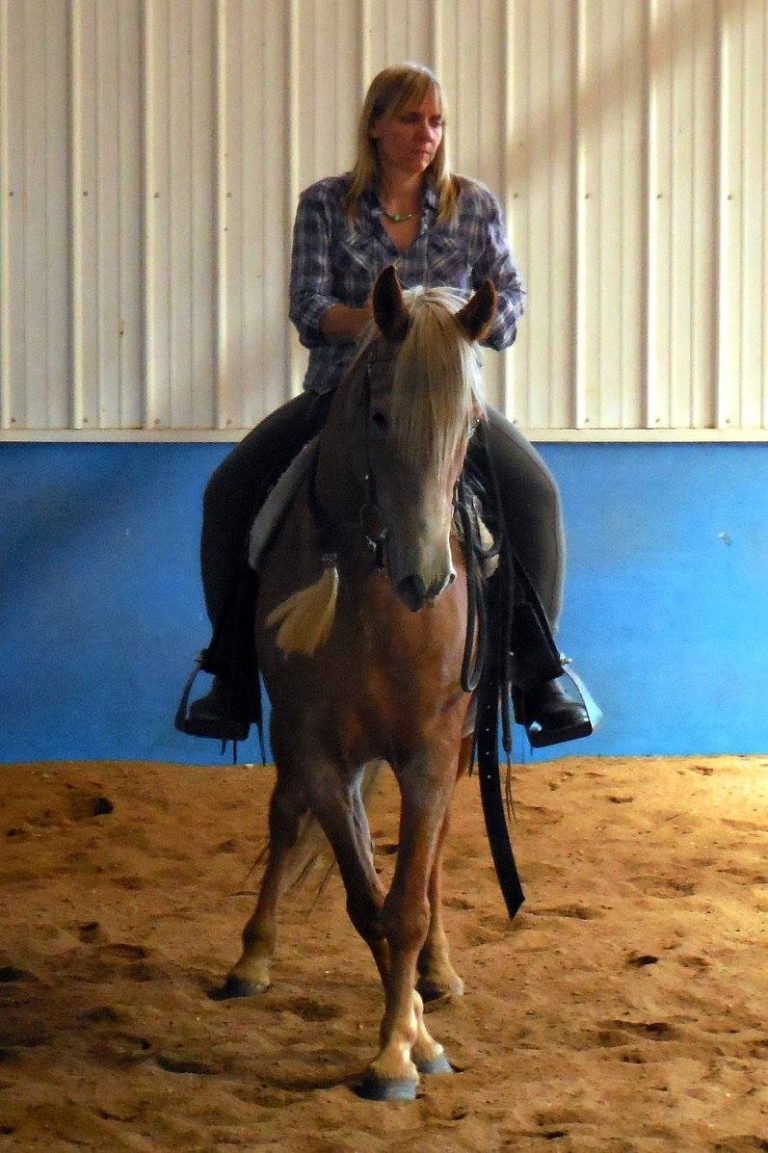 Pam riding